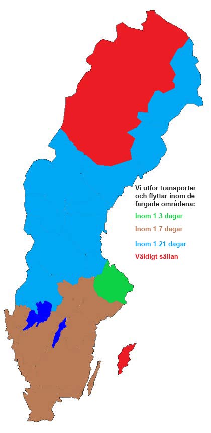Transport och flytt inom Sverige - Svartbäckens Transport